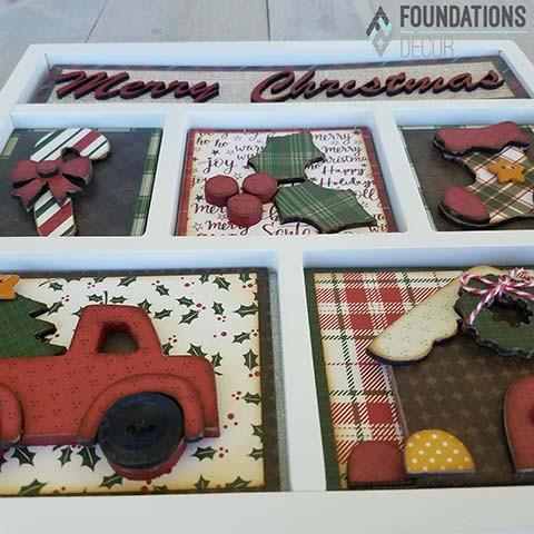 Christmas Shadow Box Kit - Foundations Decor