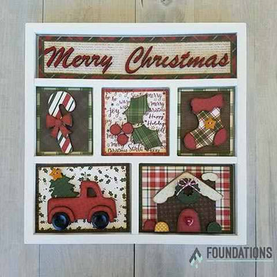 Christmas Shadow Box Kit - Foundations Decor