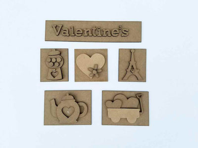 Valentine's Shadow Box Kit - Foundations Decor