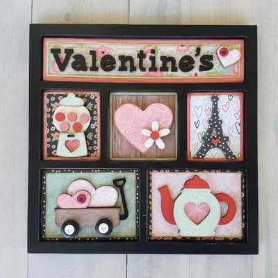 Valentine's Shadow Box Kit - Foundations Decor