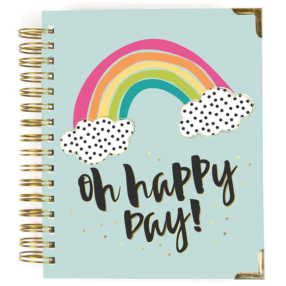 Oh, Happy Day! 2019-2020 17-Month Weekly Spiral Planner-Carpe Diem-Simple Stories