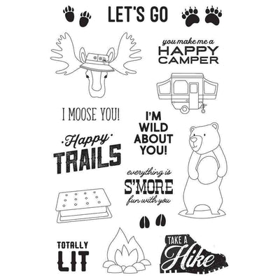 Happy Trails Stamps - Simple Stories - Clearance