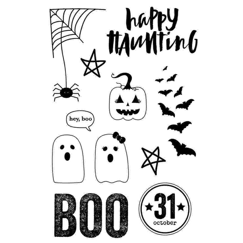 Happy Haunting Stamps - Simple Stories - Clearance