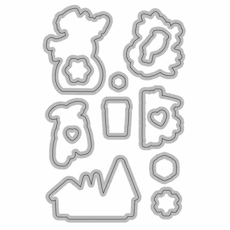 Winter Farmhouse Metal Dies-Simple Stories