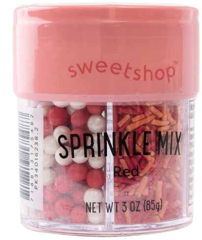 6-Cell Sprinkle Jar (Red) - Sweetshop - Clearance