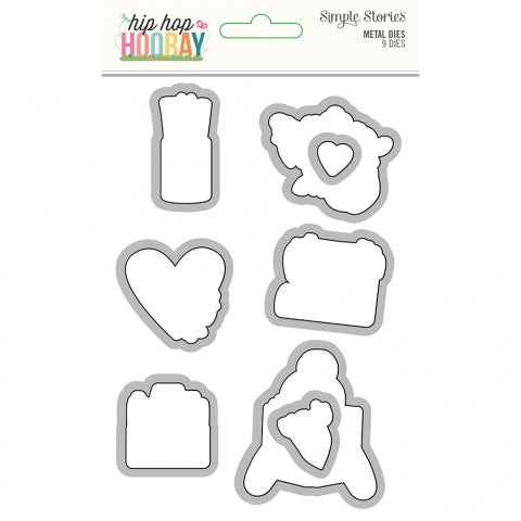 Hip Hop Hooray Metal Dies - Simple Stories - Clearance