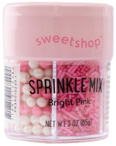 6-Cell Sprinkle Jar (Pink) - Sweetshop - Clearance