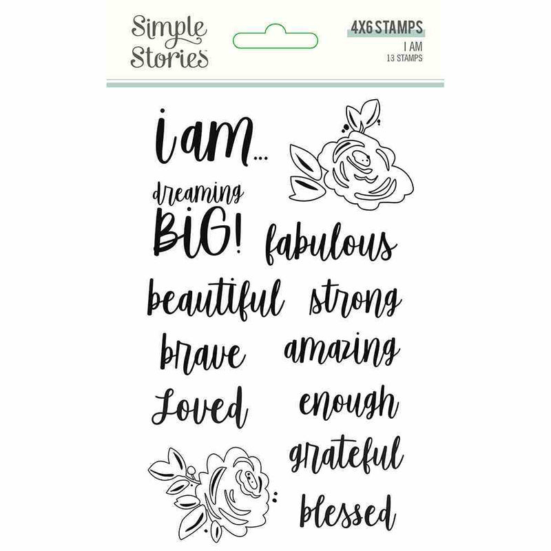 I Am 2020 Clear Stamps - Simple Stories - Clearance