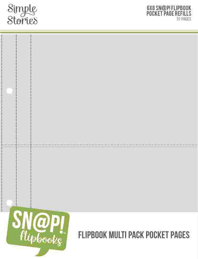 Multi Pack Refills for 6" x 8" SN@P! Flipbook Pages - Simple Stories