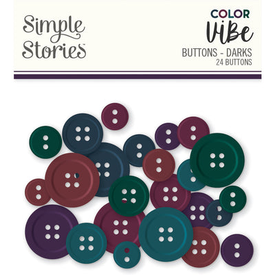 Darks Buttons - Color Vibe - Simple Stories