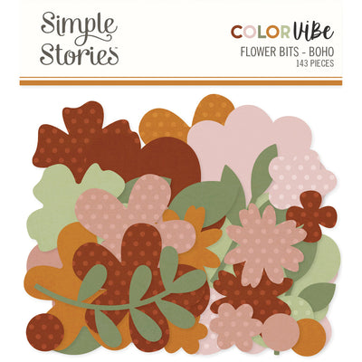 Boho  Flowers Bits & Pieces - Simple Stories