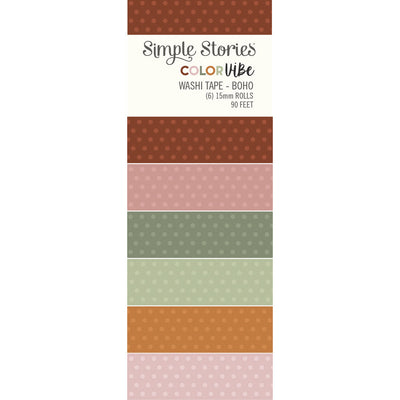 Boho Washi Tape- Color Vibe  - Simple Stories