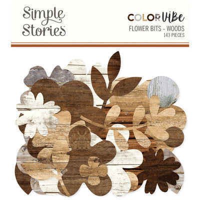 Woods Flowers Bits & Pieces - Color Vibe - Simple Stories