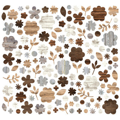 Woods Flowers Bits & Pieces - Color Vibe - Simple Stories