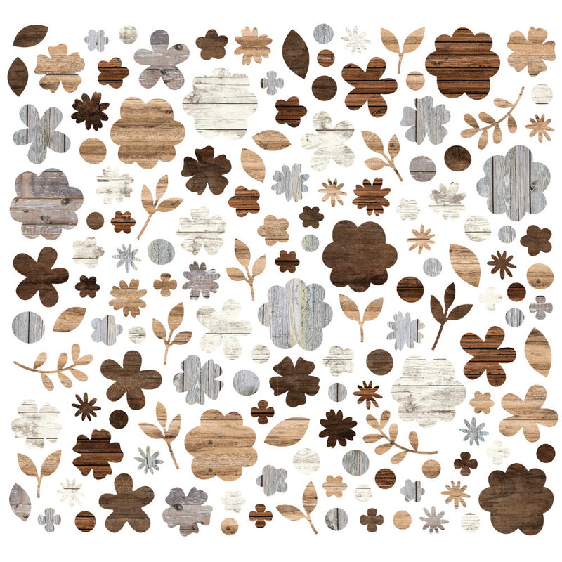 Woods Flowers Bits & Pieces - Color Vibe - Simple Stories