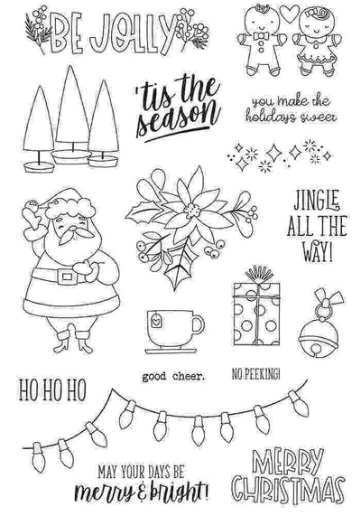 Jingle All the Way Stamps - Simple Stories - Clearance