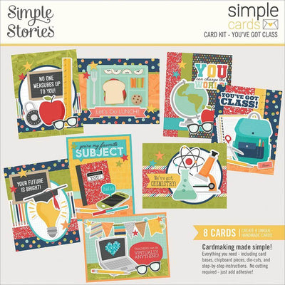 You've Got Class Card Kit - Simple Cards - School Life - Simple Stories - Clearance