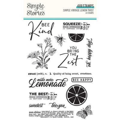 Simple Vintage Lemon Twist Stamps - Simple Stories