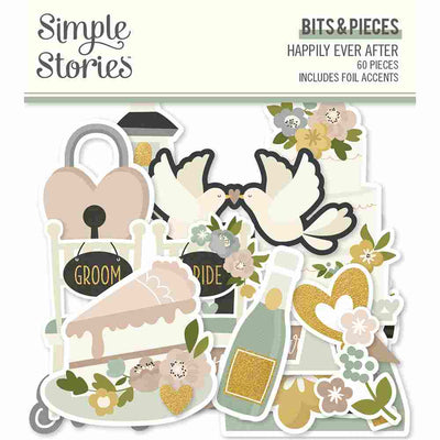 Happily Ever After Bits & Pieces - Simple Stories - Clearance
