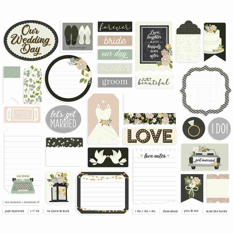 Happily Ever After Journal Bits - Simple Stories