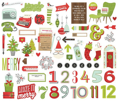 Make it Merry Bits & Pieces - Simple Stories - Clearance