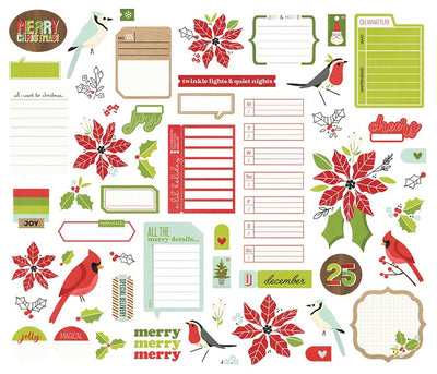 Make it Merry Journal Bits - Simple Stories - Clearance