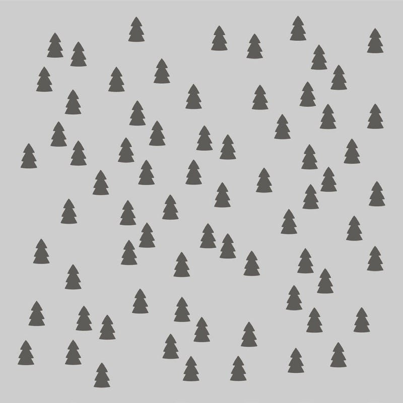 Simple Pine Tree Stencil