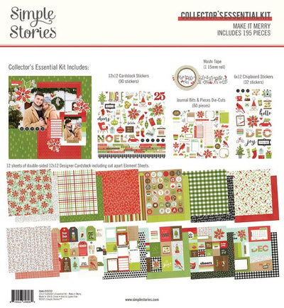 Make it Merry Collector's Essential Kit - Simple Stories - Clearance