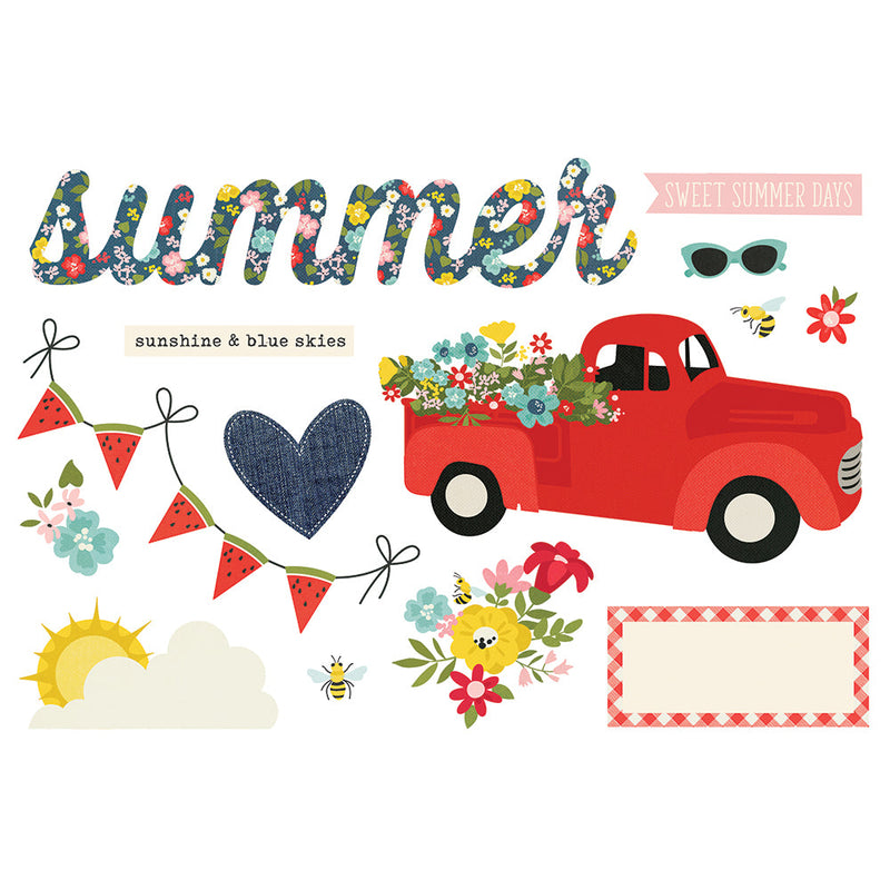 Summer Page Pieces - Simple Pages - Simple Stories