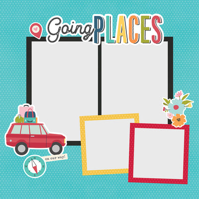 Going Places Page Pieces - Simple Pages - Simple Stories*