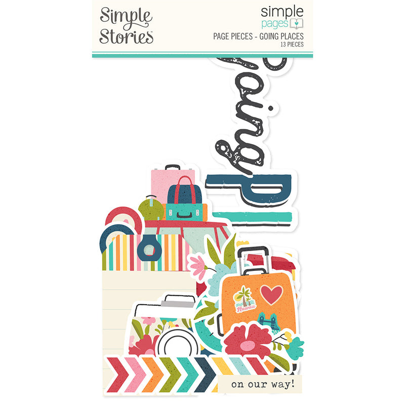 Going Places Page Pieces - Simple Pages - Simple Stories*