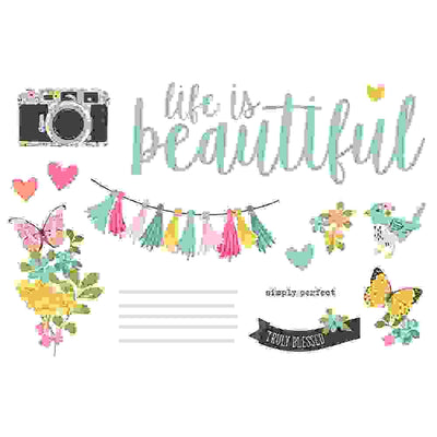 Life is Beautiful Page Pieces - Simple Pages - Simple Stories*