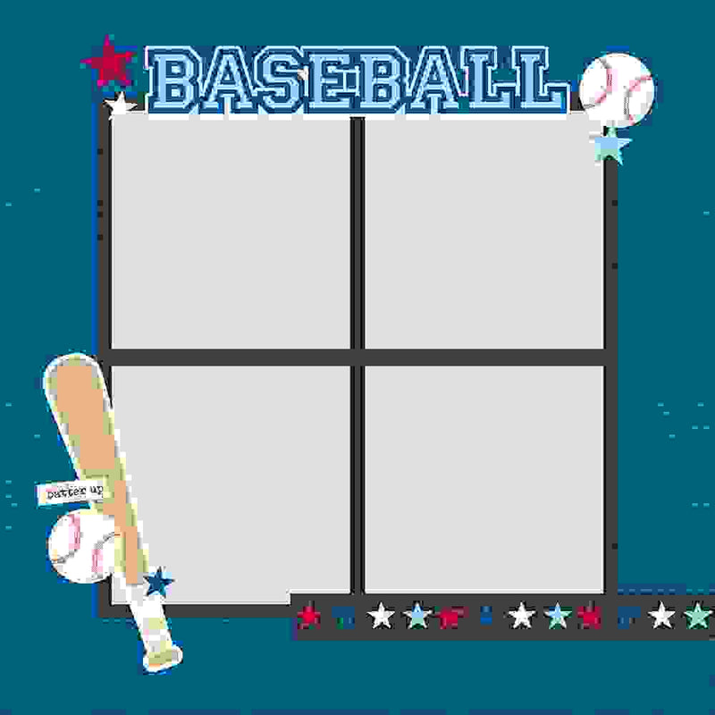 Baseball Page Pieces - Simple Pages - Simple Stories*