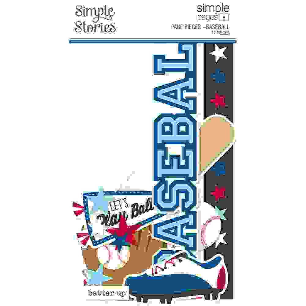 Baseball Page Pieces - Simple Pages - Simple Stories*