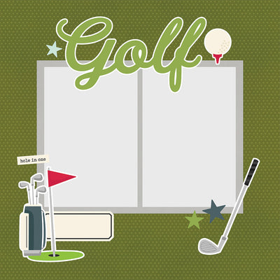 Golf Page Pieces - Simple Pages - Simple Stories*