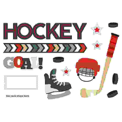 Hockey Page Pieces - Simple Pages - Simple Stories*