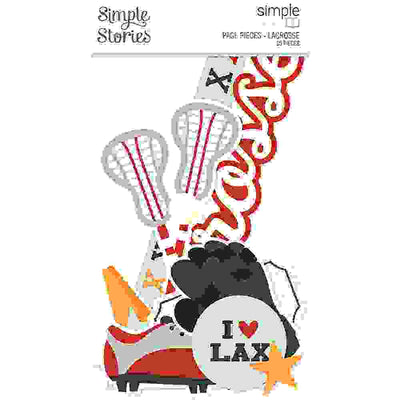 Lacrosse Page Pieces - Simple Page - Simple Stories - Clearance