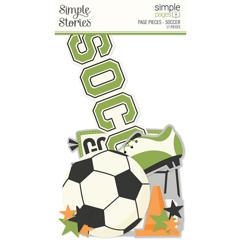 Soccer Page Pieces - Simple Pages - Simple Stories*