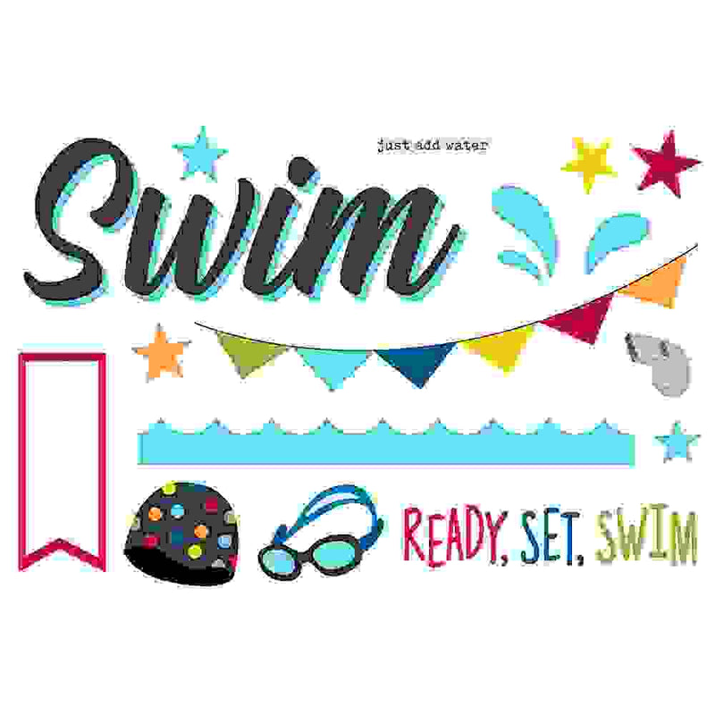 Swim Page Pieces - Simple Pages - Simple Stories*