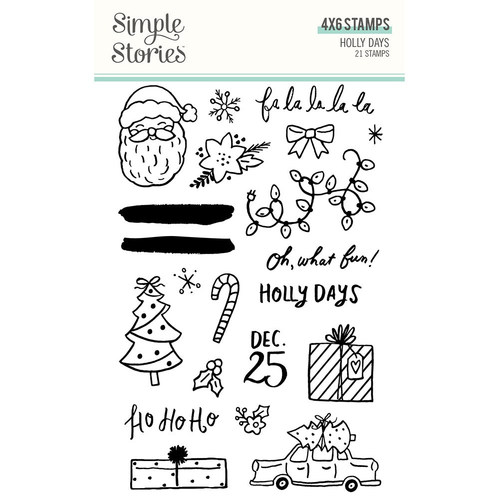 Holly Days Stamps-Simple Stories