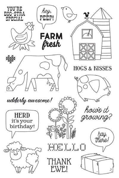 Homegrown Stamps - Simple Stories - Clearance