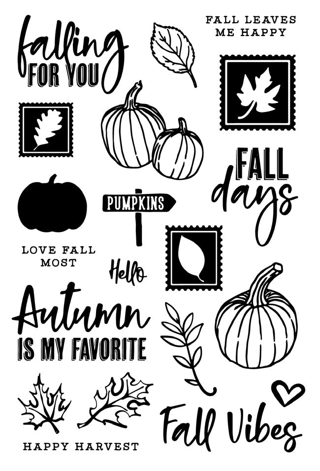 Simple Vintage Country Harvest Stamps - Simple Stories - Clearance