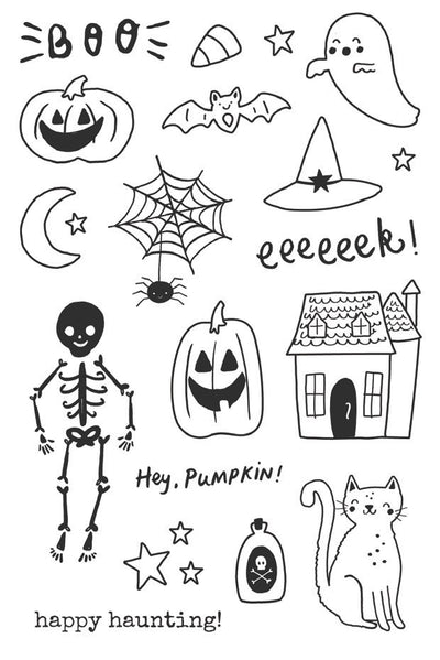 Spooky Nights Stamps - Simple Stories - Clearance