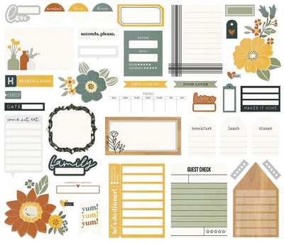 Hearth & Home Journal Bits - Simple Stories - Clearance