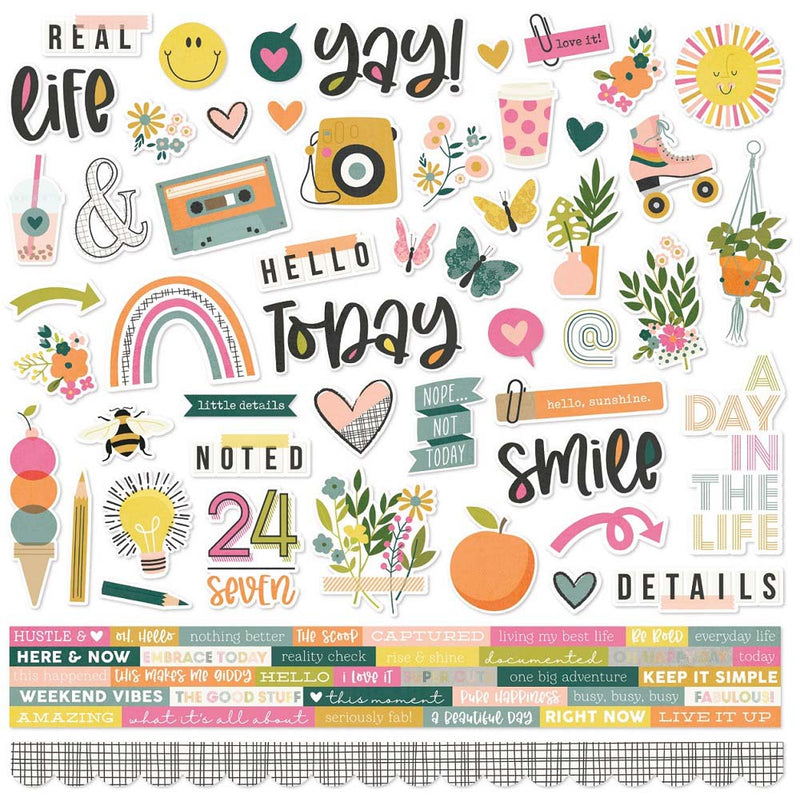 Good Stuff Cardstock Stickers - Simple Stories