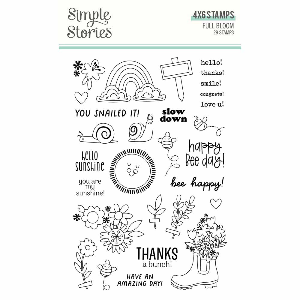 Full Bloom Stamps-Simple Stories