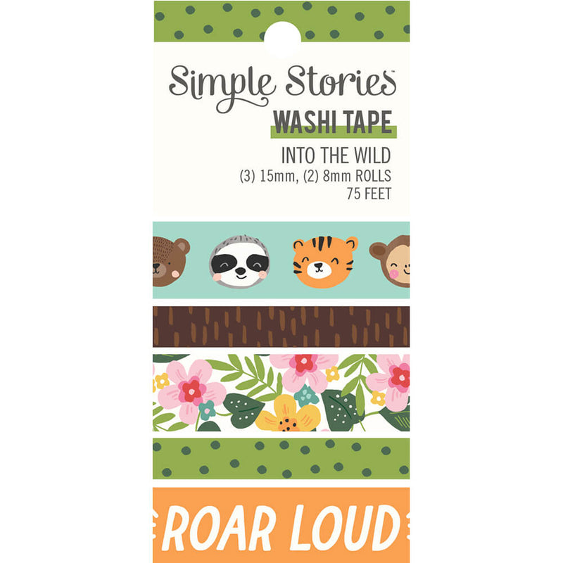Into the Wild Washi Tape - Simple Stories - Clearance