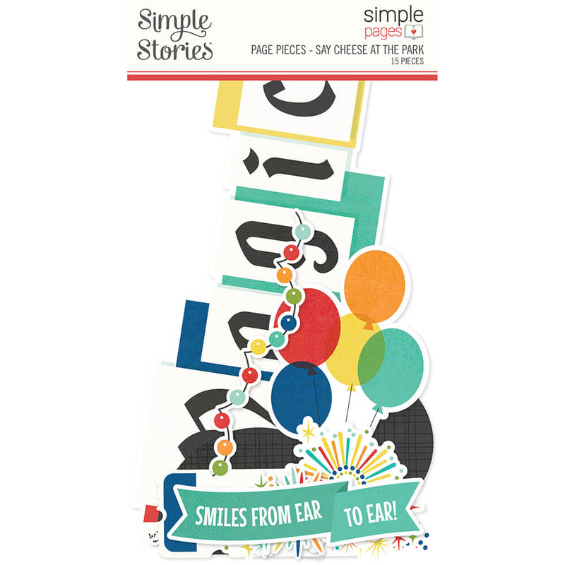 Say Cheese At the Park Simple Pages Page Pieces - Simple Stories