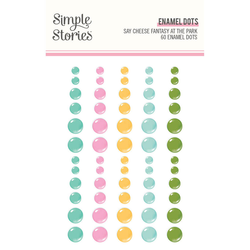 Say Cheese Fantasy at the Park Enamel Dots - Simple Stories