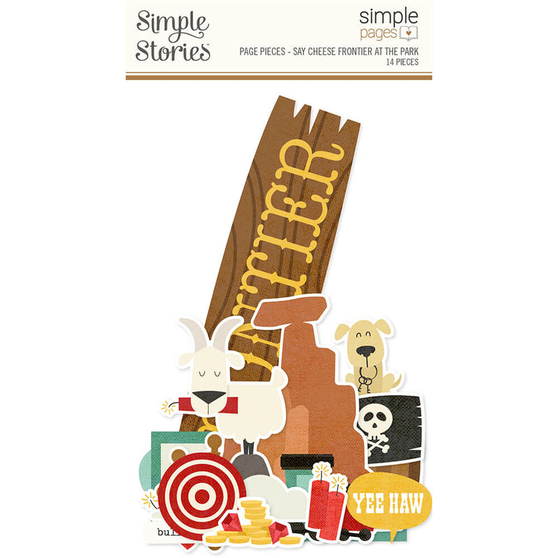 Say Cheese Frontier at the Park Simple Pages Page Pieces - Simple Stories